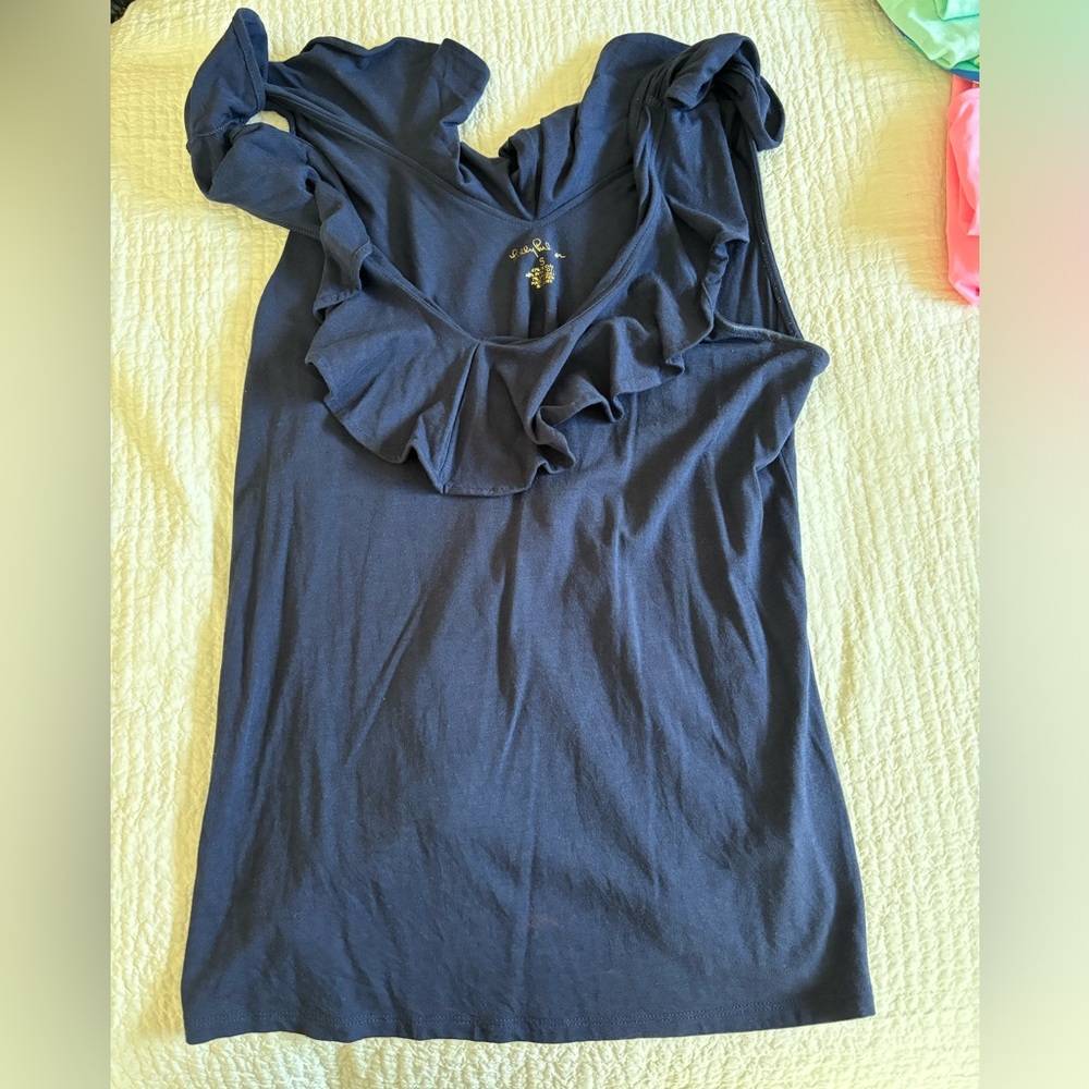 Lilly Pulitzer Navy Alessa Top